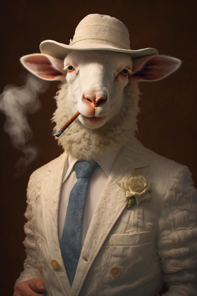 Without hesitation, the sheep indulged in their newfound delicacy- cannabis.